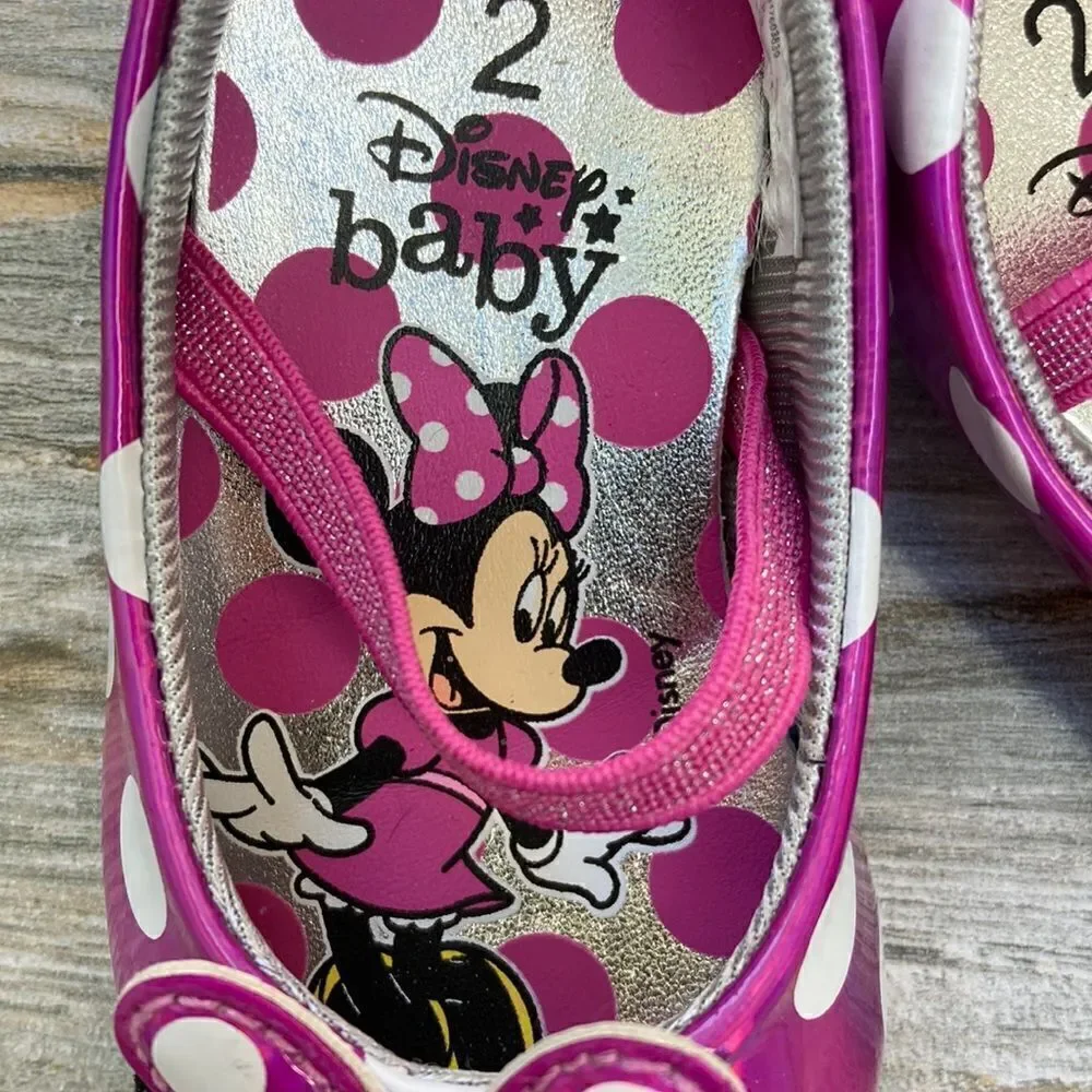 BABY Disney Cinderella & Polka Dot Mini Mouse Princess Shoes 2-Pack Size 2
